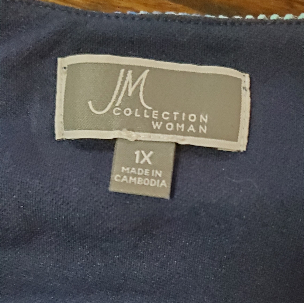 Beautiful JM Collection Blouse 1X - Picture 5 of 8
